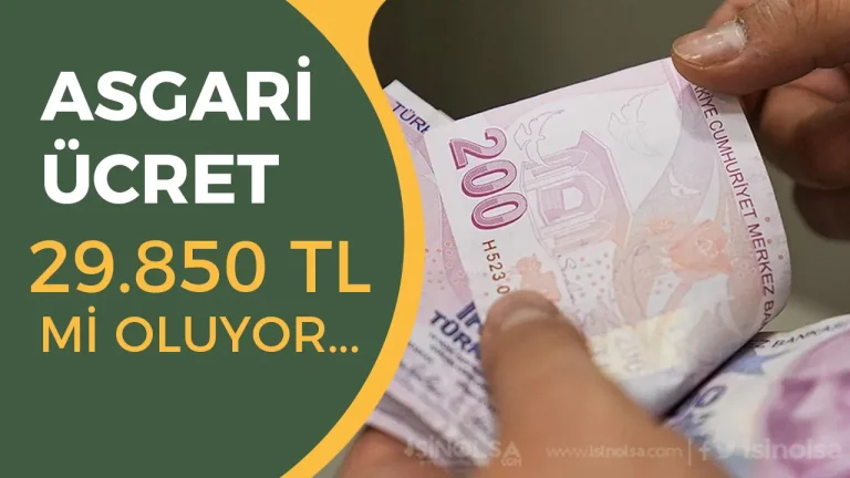 Asgari Ücrette Öneri: İYİ Parti Dervişoğlu 29 850 TL Dedi!